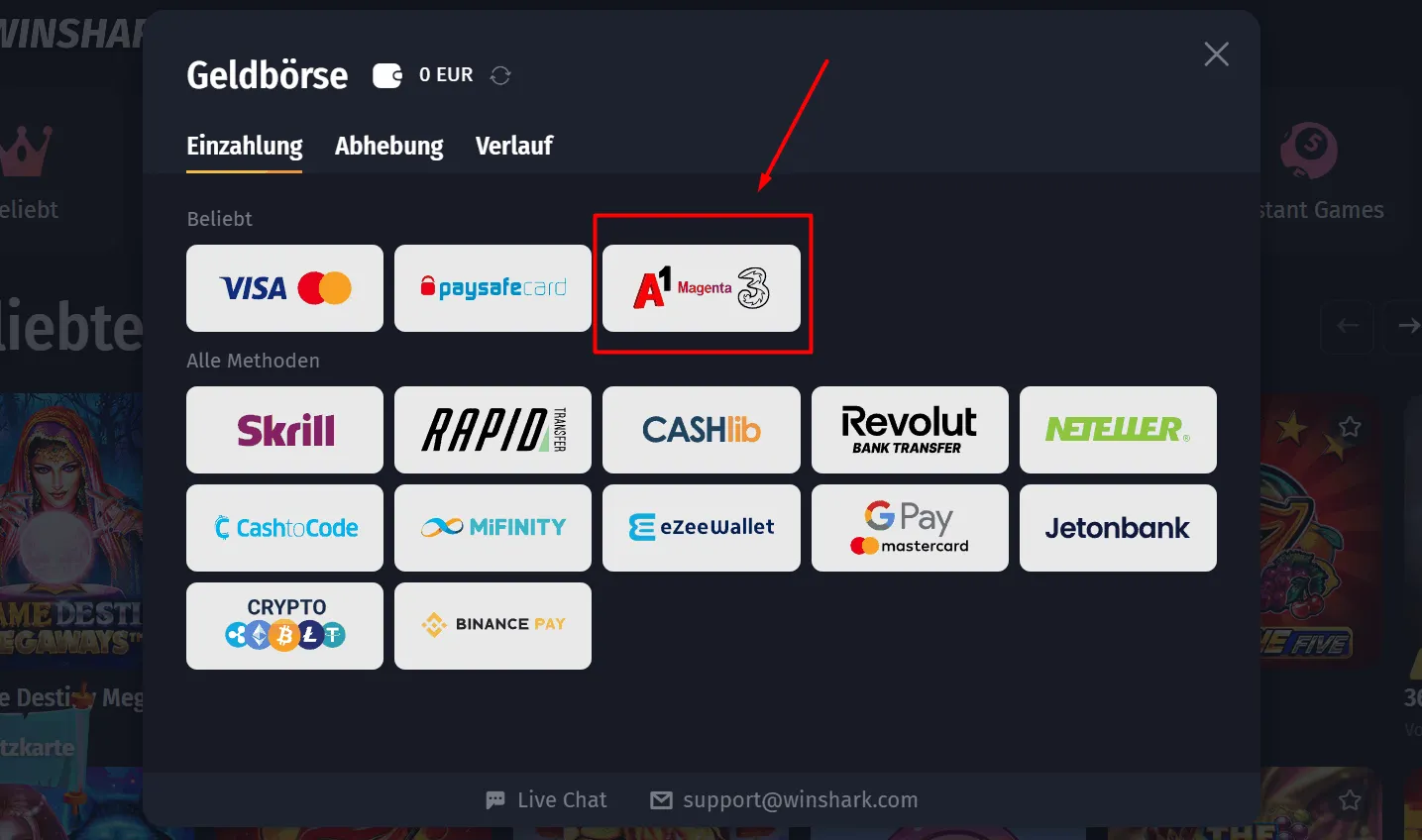 Winshark-casino-mit-magenta-per-telefonrechnung-bezahlen Winshark Casino mit Magenta per Telefonrechnung bezahlen